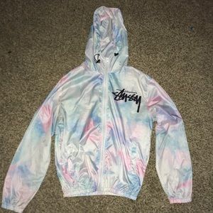 Stussy tie dye windbreaker